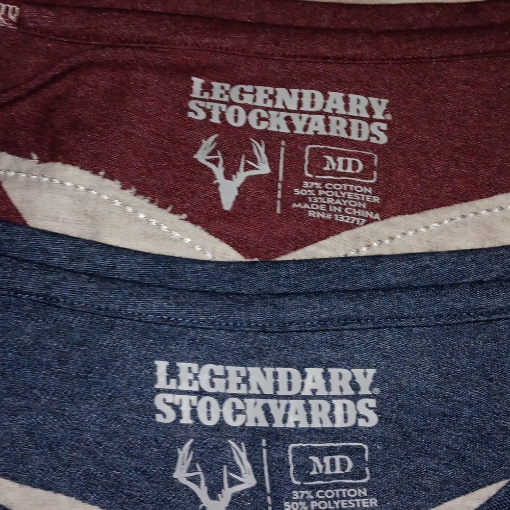 - (2) EMBELLISHED WESTERN TEES by LEGENDARY STOCKYARDS - Picture 6 of 9